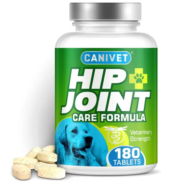 HIP-+-JOINT-180-website CANIVET - Canine joint supplement with Green-Lipped Mussel + Glucosamine for dogs