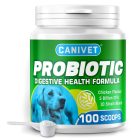 CANIVET Probiotic Powder for Dogs 100g - 100 Scoops of Meat Flavoured Powder per pot