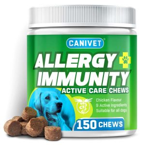 CANIVET allergy and immunity chews for dogs - 150 anti-itch treats