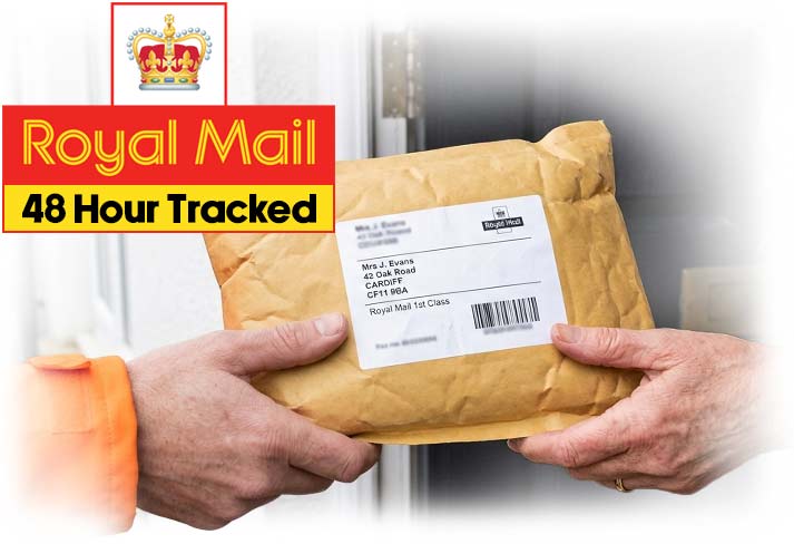 A package of CANIVET joint supplements being delivered by a Royal Mail person