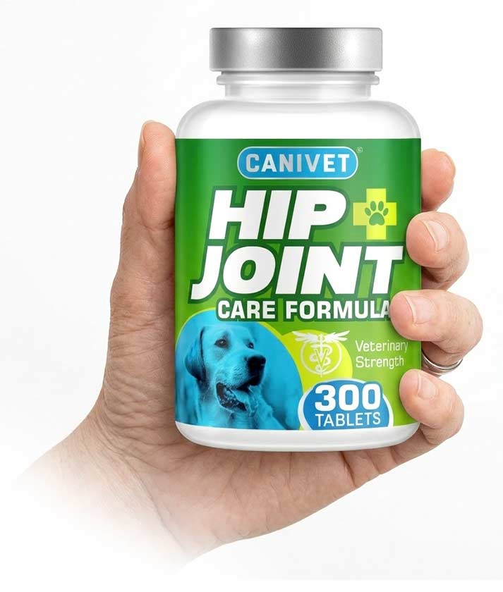 CANIVET HIP+JOINT 300 tablets - recommended joint supplement for Labradors